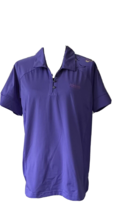 Ladies Addidas ClimaCool Golf Shirt, XL, Purple w Printed Floral Sleeve ... - £13.88 GBP