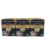 Buddha Teas Organic Turmeric Ginger Tea, USDA Organic, Kosher, 18 Bleach... - £17.33 GBP