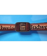 BUDWEISER  Leather Belt &amp; Matching Leather Bud Buckle (28&quot;-54&quot; waist) Ne... - $52.63 CAD