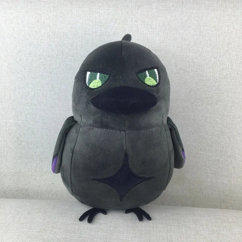 Anime Game La+ Darknesss Kawaii Bird Cosplay Black Plush Stuffed Dolls Cartoon - £33.53 GBP