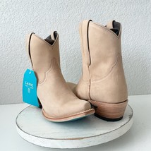 Lane EMMA JANE Womens Cowboy Bootie 9 Bone  Western Cowgirl Short Ankle ... - $128.70