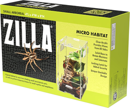 Micro Habitat Terrarium Enclosure for Small Tree Dwelling Reptiles, Amphi - $48.50