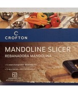 New Black Crofton Mandoline Slicer 5 Attachments Rebanadora mandolina - $11.67 CAD