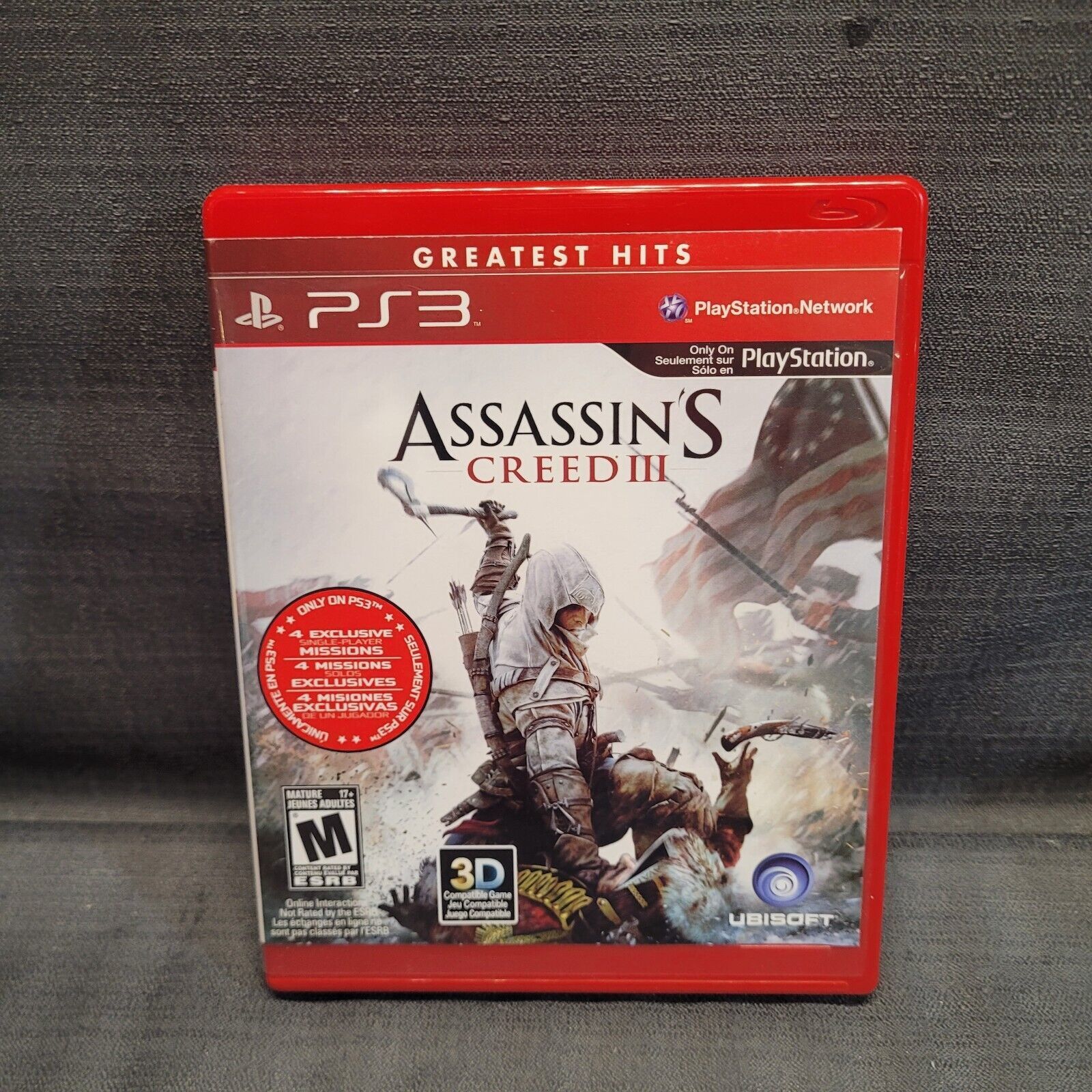 Assassin's Creed III Greatest Hits (Sony PlayStation 3, 2012) PS3 Video Game - $5.94