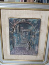 Italian Silver Framed Relief Plaque Signed Valenti Sterling 860 Framed Large - £515.98 GBP