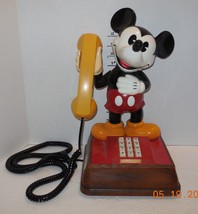 Vintage 1976 American Telecommunications The Mickey Mouse Phone Telephone Rare - $77.48