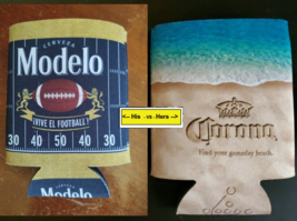 Corona vs Modelo Bottle Koozie Beer Can His Modelo vs Hers Corona - $9.99+