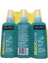 (3) John Frieda Beach Blonde Sea Waves Sea Salt Spray Texturizer - 5 OZ - £39.32 GBP
