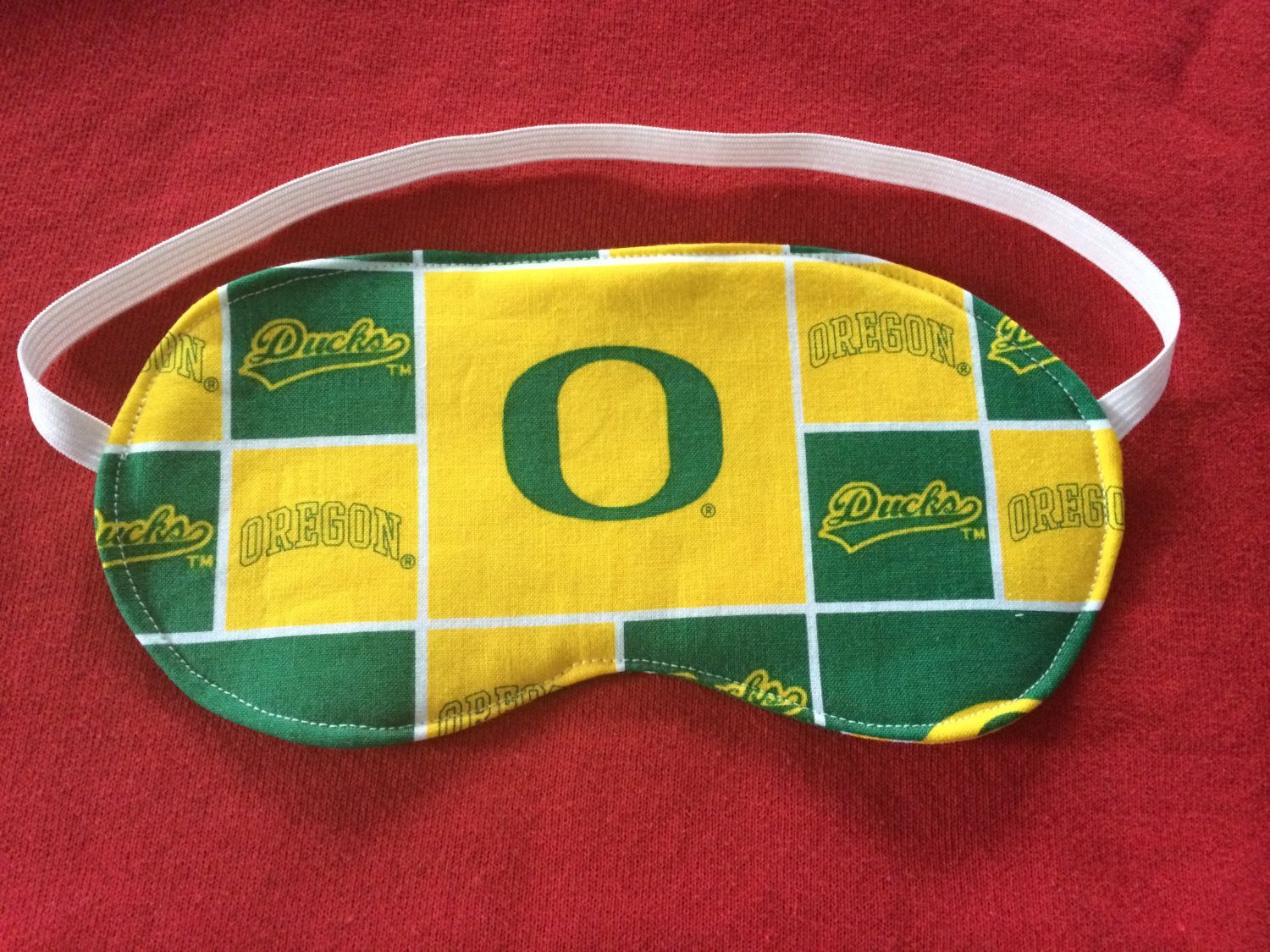 New  UNIVERSITY Of OREGON Ducks Sleep MASK Eye Sleepwear College Bedroom... - $13.99