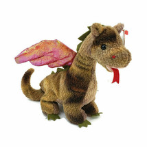 Ty Beanie Baby Original Scorch Dragon 1998 With Mint Hang Tag &amp; Tag Prot... - £15.80 GBP