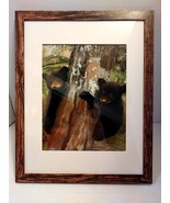 Custom Framed Bear Cubs Painting Photo Reprint (Free Shipping) - $45.00