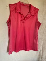 EUC Women&#39;s Nike Golf Dry Fit Sleeveless Polo Size Large - $15.84