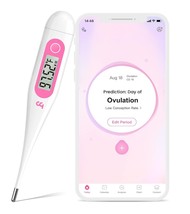 Digital Basal Thermometer Accurate Baby Thermometer for Fever 1 100th De... - $24.80