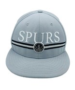 San Antonio Spurs Hat Adult Gray New Era Snapback Cap - €18,97 EUR