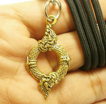 Duo Naga Nak Snake Pendant Amulet Necklace Charm Thai Love Sex Appeal Attraction - £21.27 GBP