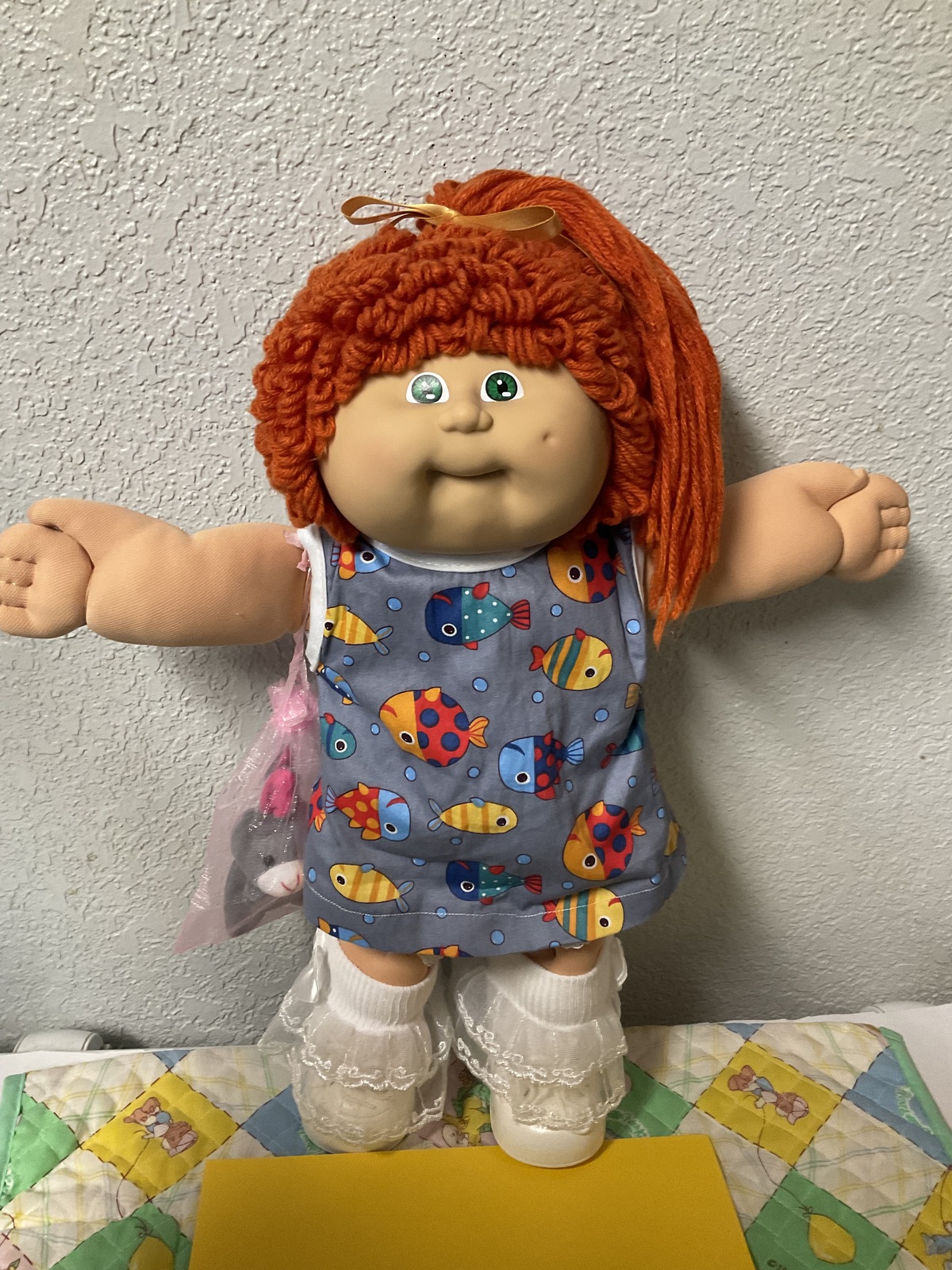 RARE Vintage Cabbage Patch Kid Girl Red Single Poodle Pony IC1 Taiwan HM#8 1986 Item image 6
