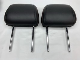 2016-2018 FORD EXPLORER Sport Front headrest Black Leather Red Stitching... - $173.25