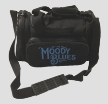 The Moody Blues Rock Black Blue Embroidered Carry-on Canvas Duffle Shoulder Bag - $120.29