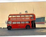 Long Beach Transportation Double Decker London Transport Red Bus Postcard - $11.88