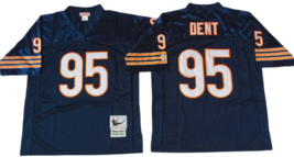 Men&#39;s Richard Dent #95 Stitched Jersey Navy White - $47.20