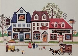 Summer Street Scene X Stitch Kit Dimensions Charles Wysocki STARTED PROJ... - £14.34 GBP