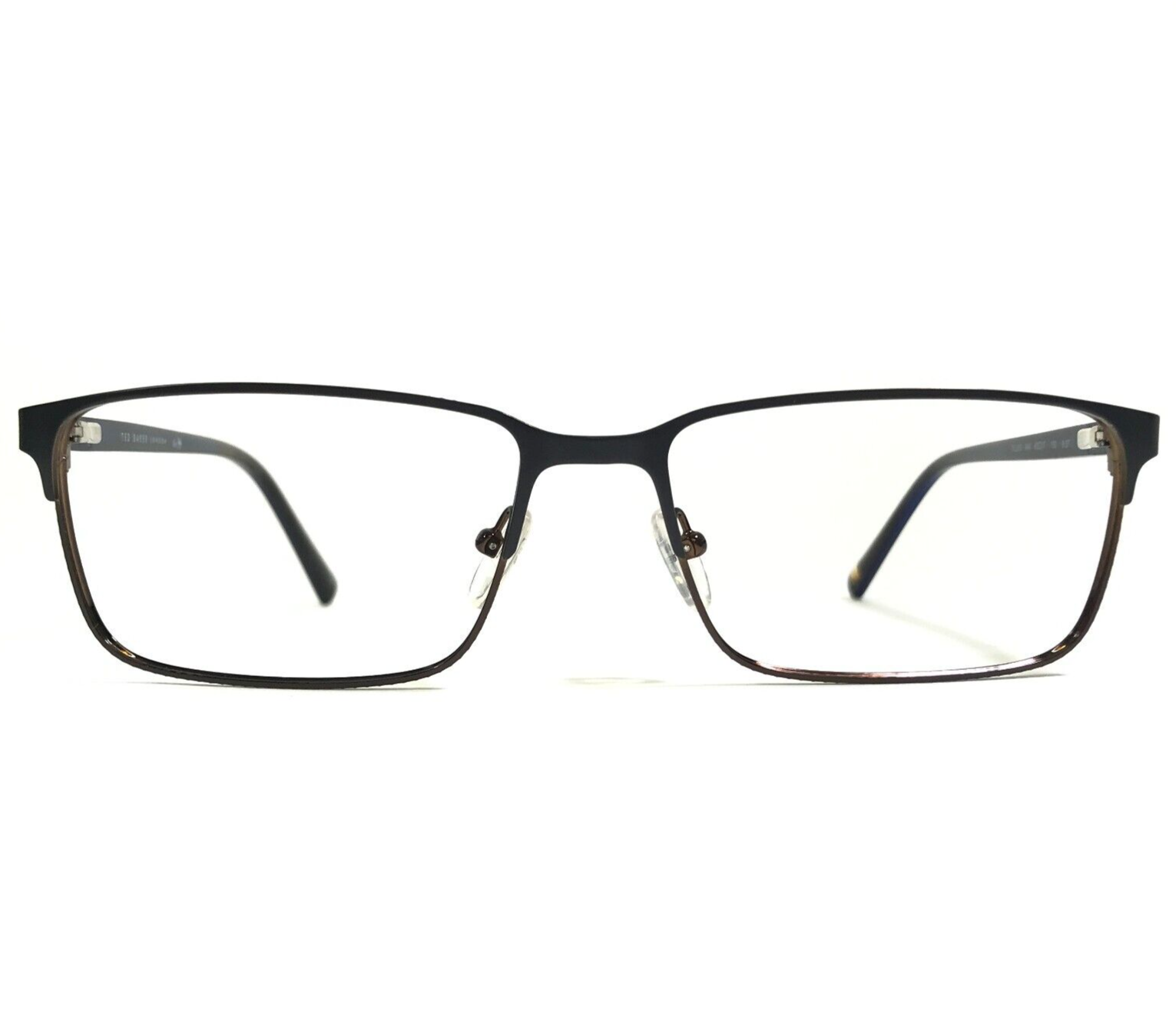 Primary image for Ted Baker Eyeglasses Frames TXL503 NAV Brown Navy Blue Thin Rim Large 60-17-150