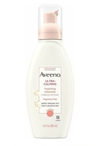 Aveeno Ultra Calming Foaming Cleanser Makeup Remover Fragrance Free No Lid - £29.88 GBP