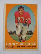 1958 Topps #124 Dick Moegle San Francisco 49ers - $2.49