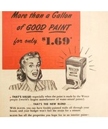 1947 Wesco Waterpaints Inc Blend Paint Advertisement Home Painting DWNN17 - $368.02 MXN