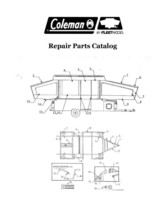 COLEMAN Popup Trailer Repair Parts Catalog-1993 Pioneer Series - £15.01 GBP