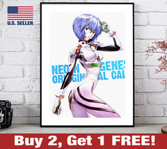 Neon Genesis Evangelion Rei Ayanami 18&quot; x 24&quot; Anime Poster Print Sadamoto 8 - £10.62 GBP