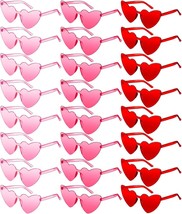 Heart Glasses Party Favors Glasses Bulk 24PCS Sunglasses Womens Trendy E... - $67.48