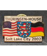 Thuringen-House - Salt Lake City 2002 - Olympics ~ Hat Lapel Backpack Pin - £23.35 GBP