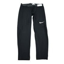 Nike Pro Pants Mens XL Black Quick Dry Pull On Workout Compression Athlete Wear - £17.93 GBP