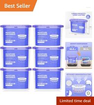 10 Oz Humidity Absorbers 6-Pack - Effective, Fragrance-Free Moisture Con... - $47.47