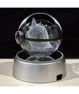 Gengar  Crystal Ball 3D Laser Engraving Etched Pokemon - NEW - £19.69 GBP