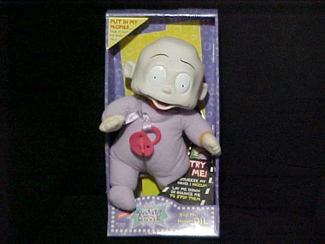 12" Stop My Hiccups Dil Pickles Rugrats Plush Toy Box By Mattel 1998   - $148.49
