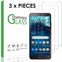 3 x Pieces Tempered Glass (2.5D) Screen Protector Film Guard for Nokia C100 - $17.99