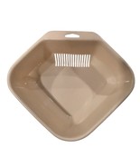 Vintage Rubbermaid Kitchen Sink Corner Plastic Strainer Drain 5816 Beige... - $49.10 CAD