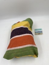 Lounge Hammock in Bag Colorful Striped 80&quot;x32&quot; New NO HARDWARE - $13.10
