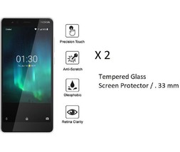 2 x Tempered Glass Screen Protector for Nokia 3.1 A / 3.1 C - £7.70 GBP