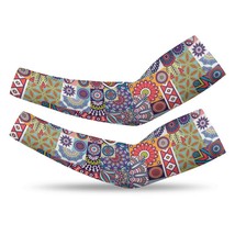 Mondxflaur Colorful Cooling Arm Sleeves Cover UV Sun Protection for Men ... - $285.35 MXN