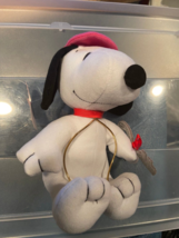 Pre Owned 6&quot; Snoopy Whitman&#39;s Valentine Plush *Nice Condition* aaa1 - $9.99