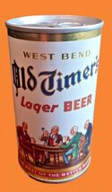 Old Vintage Old Timers Beer Can Metal Sign 8x12in  Mancave Garage 32 - $24.74