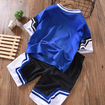 Boy&#39;s Summer Suit, Children&#39;s Short-Sleeved Shorts, Quick-Drying, Big Ch... - $35.23