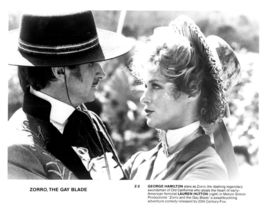 Zorro The Gay Blade 1981 Black &amp; White Movie Photo George Hamilton Laure... - $16.71