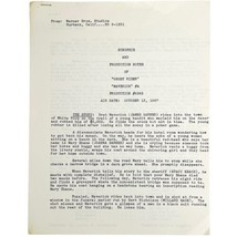 1950&#39;s Maverick TV Show Synopsis and Production Notes Episode #4 Ghost R... - £9.18 GBP