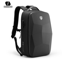 Fenruien New Hard Shell Fashion Backpack Men Business Backpa17.3 Inch Laptop Bac - £129.00 GBP