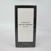 PURE MUSC for HER by Narciso Rodriguez 100 ml/ 3.3 oz Eau de Parfum Spray NIB - $95.03