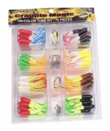 Luck-E-Strike Crappie Magic, Tri-Color Tube Fishing Kit, 75 Pieces - $24.85 CAD